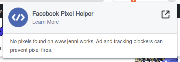 Chrome Extension • Facebook Pixel Helper