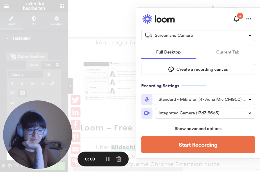 Chrome Extension • Loom