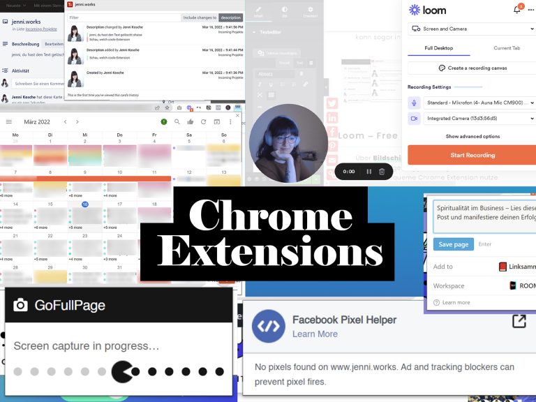 Meine liebsten Chrome Extensions