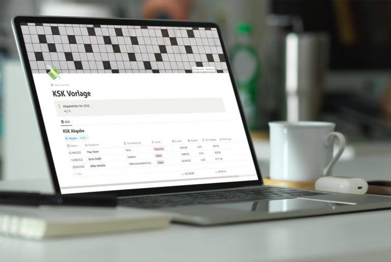 Notion Template: Künstlersozialabgabe